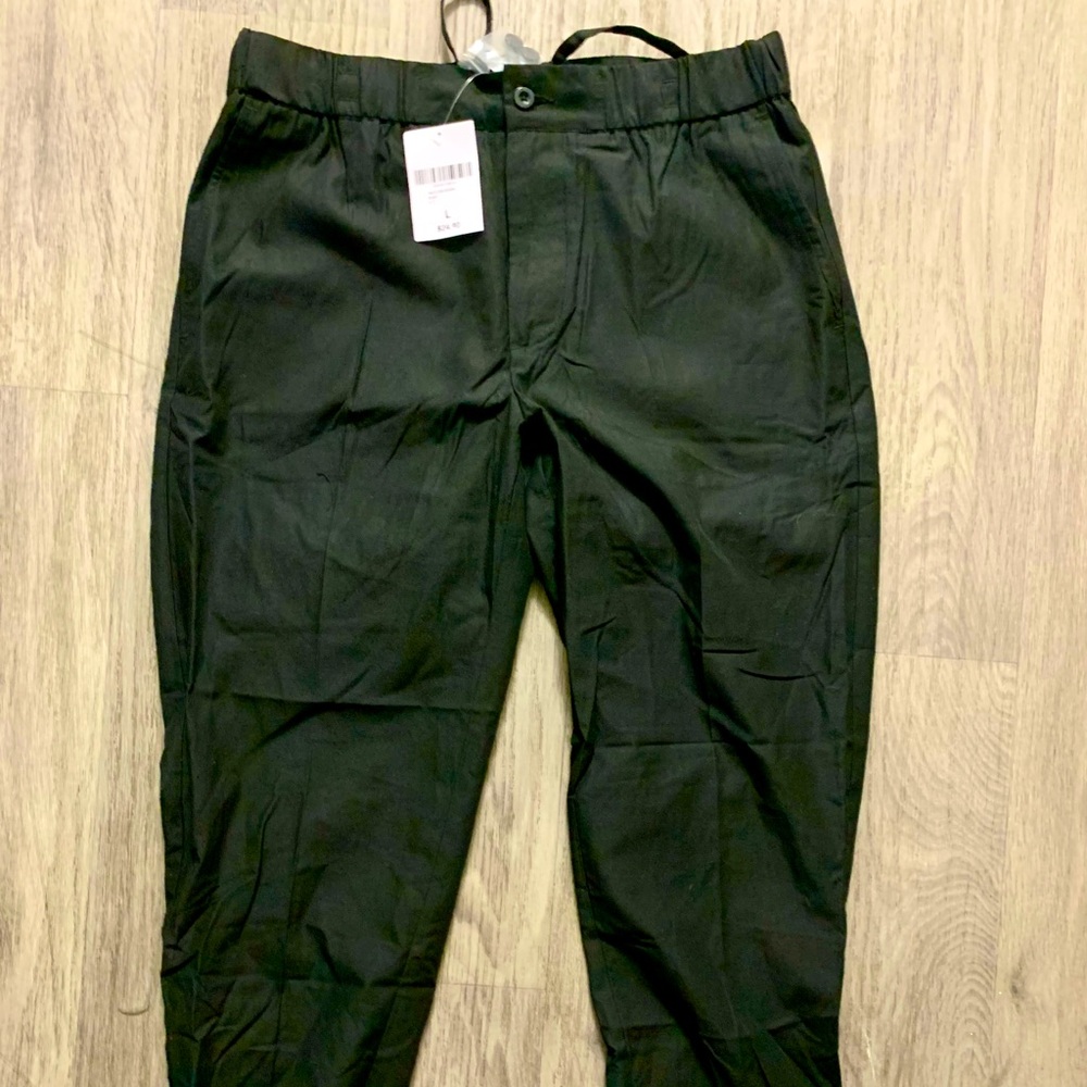 Forever 21 black pants with draw strings NWT